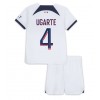 Paris Saint-Germain Manuel Ugarte #4 Auswärtstrikot 2023-24 Kurzarm (+ kurze hosen)